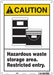 Safety Sign 14 inx10 in Aluminum