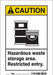 Safety Sign 10 inx7 in Vinyl