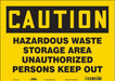 J8184 Safety Sign 10 inx14 in Vinyl