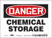 J6913 Safety Sign 5 inx7 in Vinyl