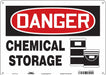 Safety Sign 10 in x 14 in Polyethylene