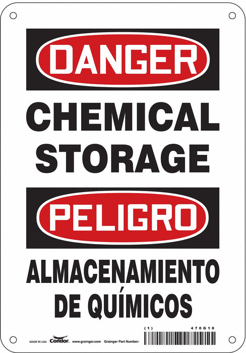 Safety Sign 10 inx7 in Aluminum