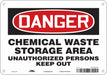 Safety Sign 7 inx10 in Polyethylene