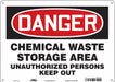 Safety Sign 10 inx14 in Polyethylene
