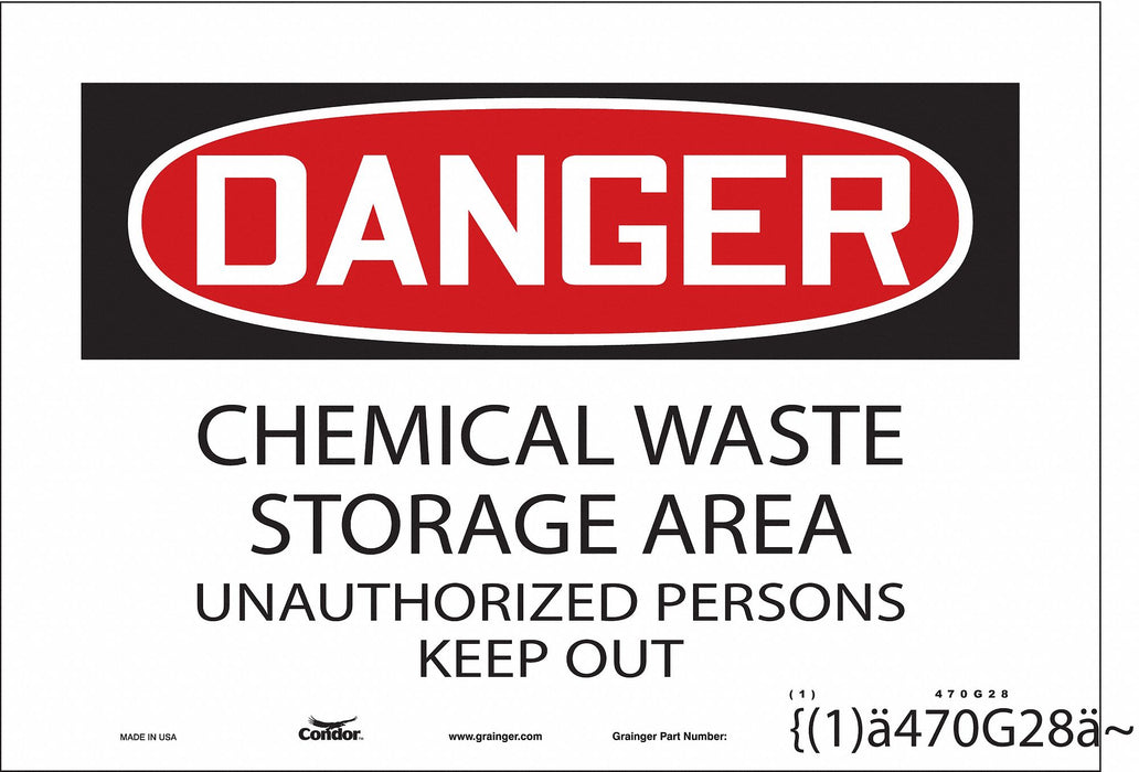 Safety Sign 7 in x 10 in Vinyl