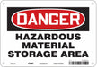 Safety Sign 7 inx10 in Polyethylene