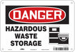 Safety Sign 7 inx10 in Polyethylene