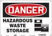 Safety Sign 10 in x 14 in Polyethylene