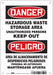 Safety Sign 10 in x 7 in Polyethylene
