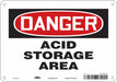 Safety Sign 7 in x 10 in Polyethylene