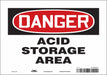 Safety Sign 7 inx10 in Vinyl
