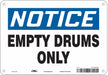 Safety Sign 7 in x 10 in Aluminum