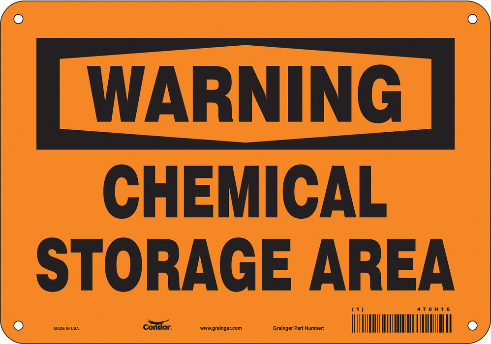 Safety Sign 7 in x 10 in Aluminum