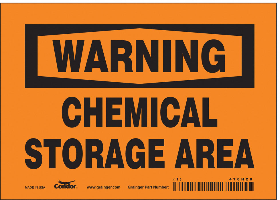 Safety Sign 5 in x 7 in Vinyl