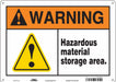 Safety Sign 10 in x 14 in Polyethylene