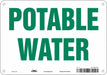 Safety Sign 7 in x 10 in Polyethylene