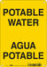 Safety Sign 10 inx7 in Polyethylene