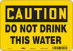 Safety Sign 7 in x 10 in Aluminum