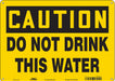 Safety Sign 10 in x 14 in Aluminum