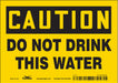 Safety Sign 5 inx7 in Vinyl