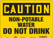 Safety Sign 10 in x 14 in Aluminum