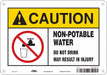 Safety Sign 7 in x 10 in Aluminum
