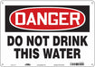 Safety Sign 10 in x 14 in Aluminum