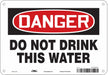 Safety Sign 7 in x 10 in Polyethylene