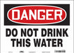 Safety Sign 10 in x 14 in Vinyl
