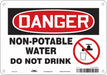Safety Sign 7 in x 10 in Aluminum