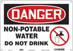 Safety Sign 10 in x 14 in Aluminum