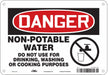 Safety Sign 7 in x 10 in Aluminum