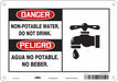 Safety Sign 7 in x 10 in Aluminum