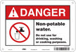 Safety Sign 7 in x 10 in Aluminum