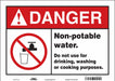 Safety Sign 10 in x 14 in Vinyl