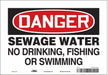 Safety Sign 7 in x 10 in Vinyl