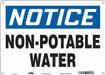 Safety Sign 10 in x 14 in Polyethylene