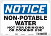 Safety Sign 7 in x 10 in Aluminum