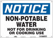 Safety Sign 10 in x 14 in Aluminum