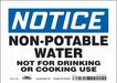 Safety Sign 5 in x 7 in Vinyl