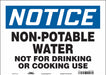 Safety Sign 10 inx14 in Vinyl