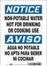 Safety Sign 10 inx7 in Vinyl