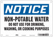 Safety Sign 7 in x 10 in Aluminum