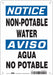 Safety Sign 10 in x 7 in Polyethylene