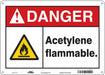 Safety Sign 10 inx14 in Polyethylene