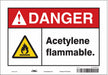 Safety Sign 7 inx10 in Vinyl