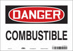 Safety Sign 7 in x 10 in Vinyl