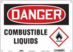 Safety Sign 10 in x 14 in Polyethylene