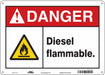 Safety Sign 10 inx14 in Polyethylene