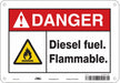 Safety Sign 7 inx10 in Polyethylene